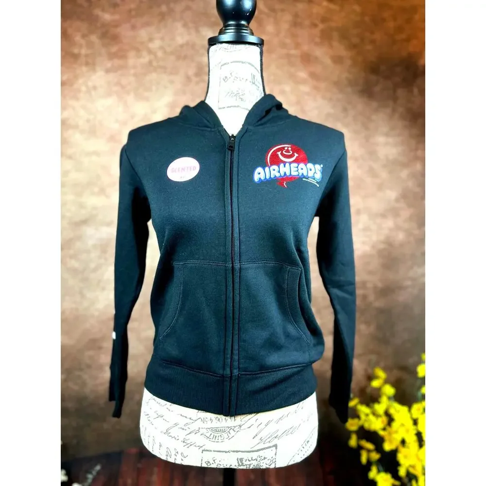Justice Candy Graphic Zip-Up Hoodie - Girls Size M (10)